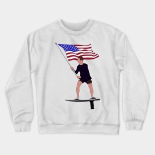 Surfing Patriot Zuckerberg Crewneck Sweatshirt